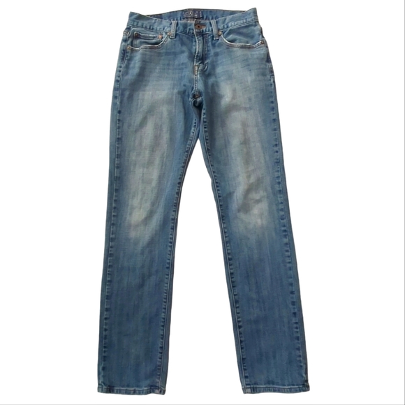 Lucky Brand 221 Original Straight Jeans size 30 X 34 (32) Medium Blue Denim Wash - Picture 3 of 11